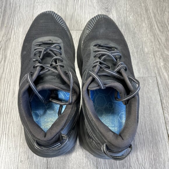 Hoka One One Mens Bondi 7 1110518 BBLC Black Running Shoes Sneakers Size 11 main image 10
